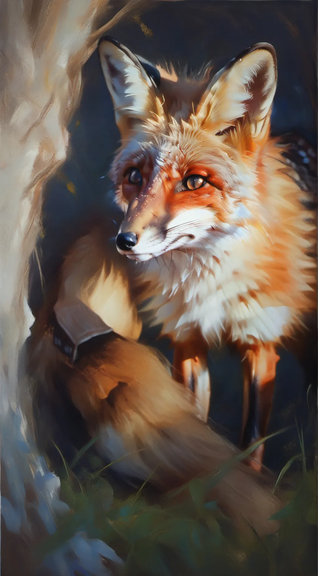 ai character: Tortured fox :( background