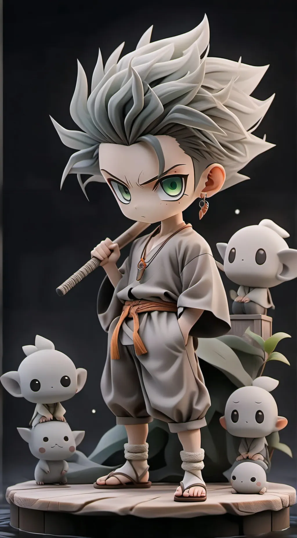 ai character: the dr stone plot background