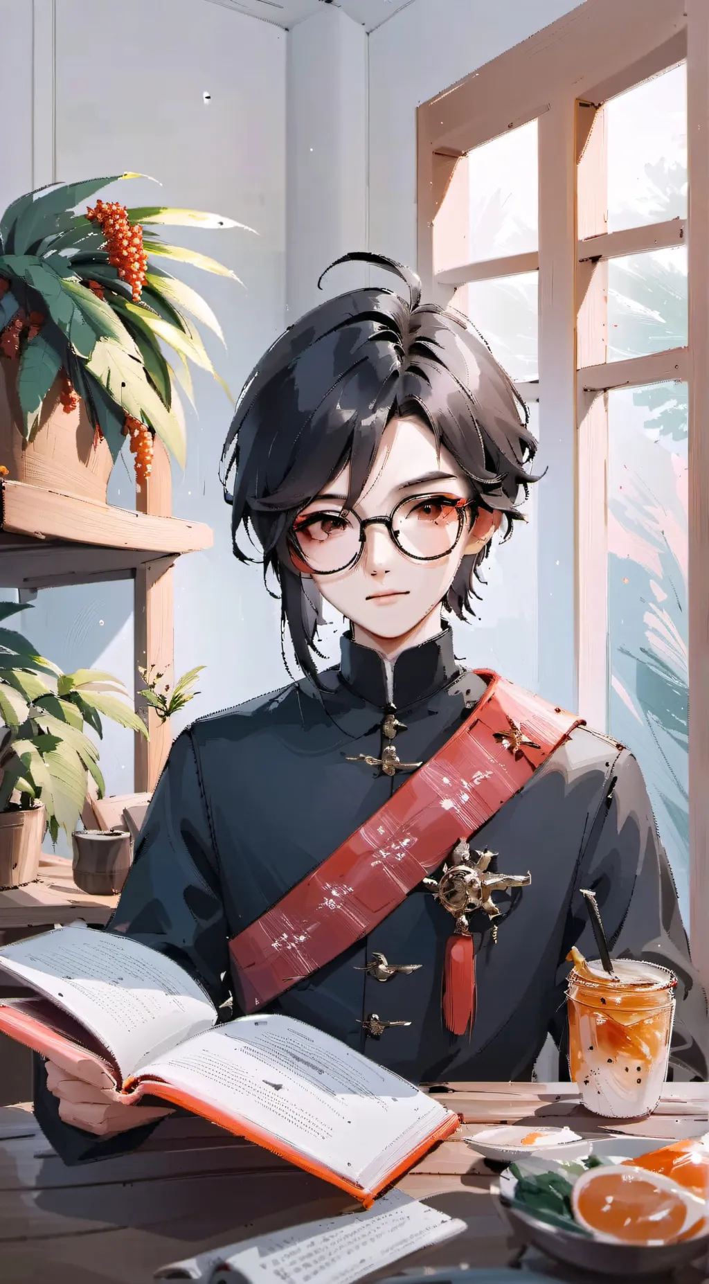 ai character: Tobio  background