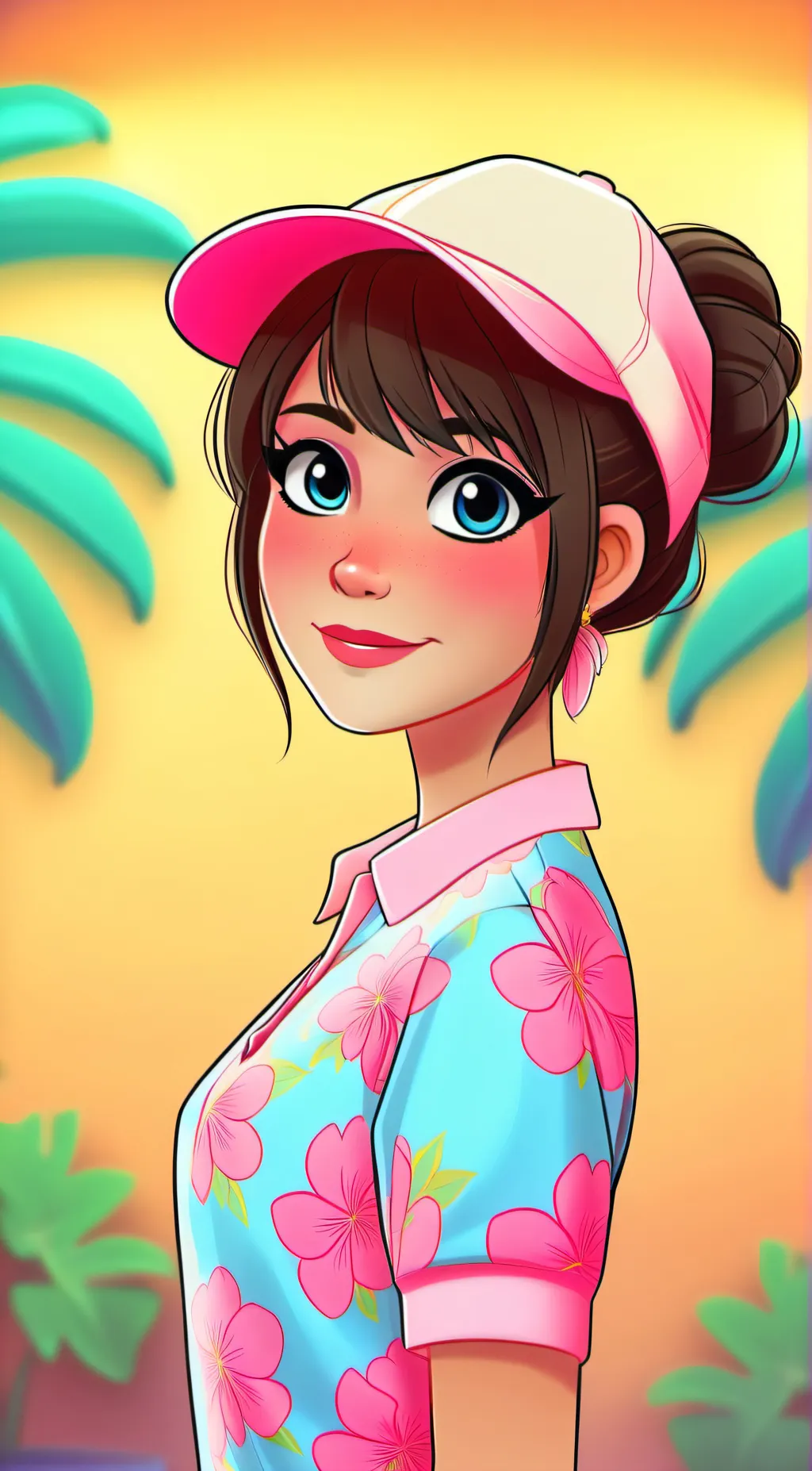 ai character: Ana  background