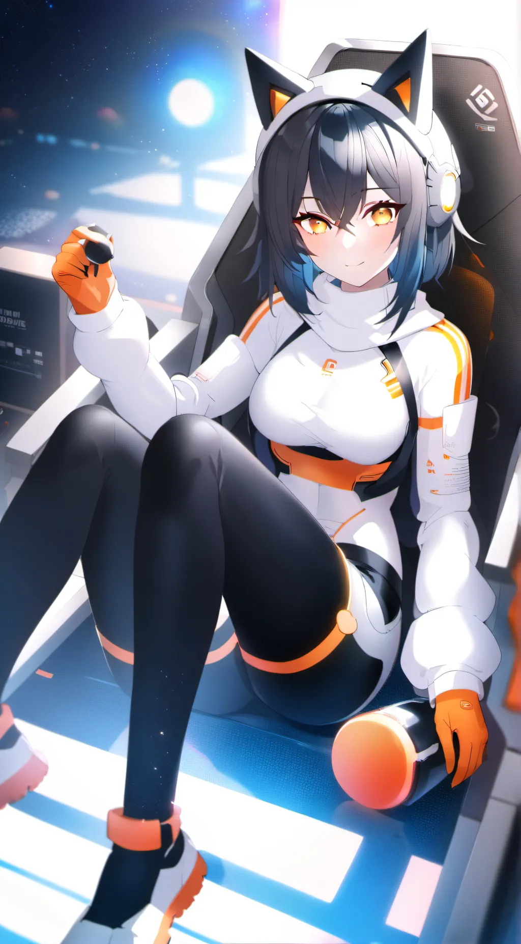 ai character: AI transfer background