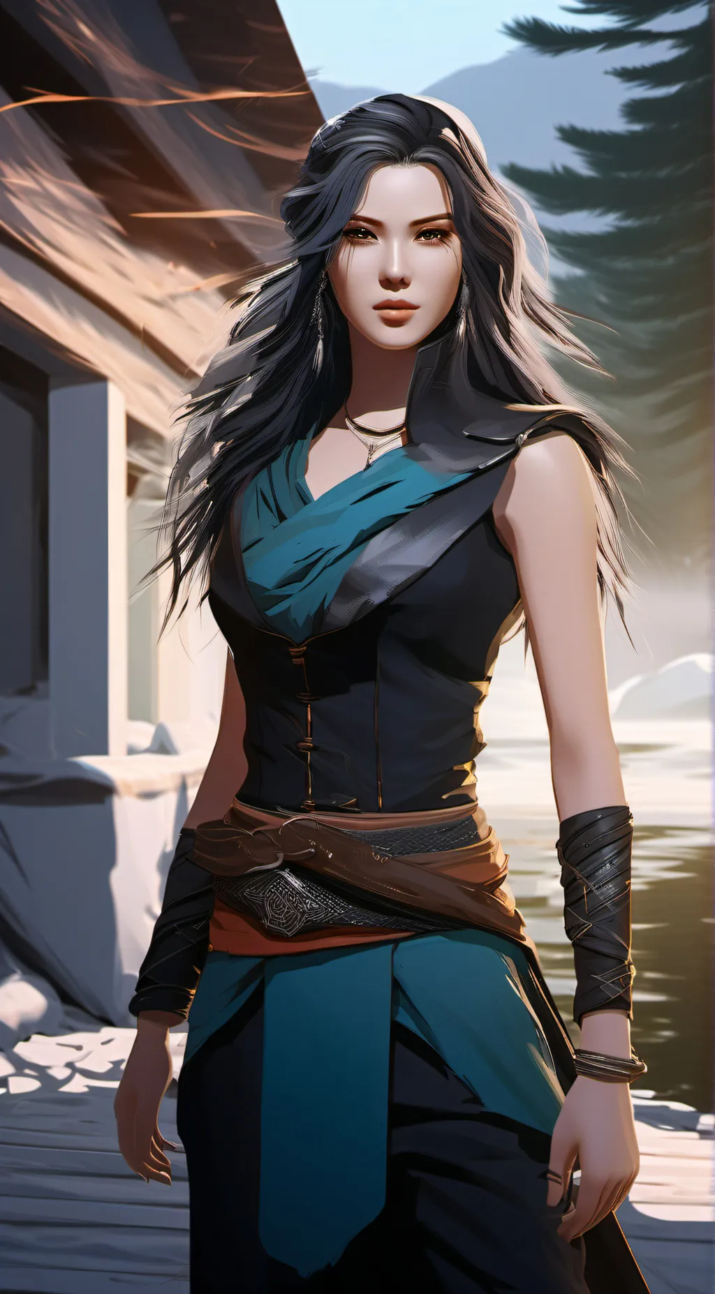 ai character: minatozaki rin background