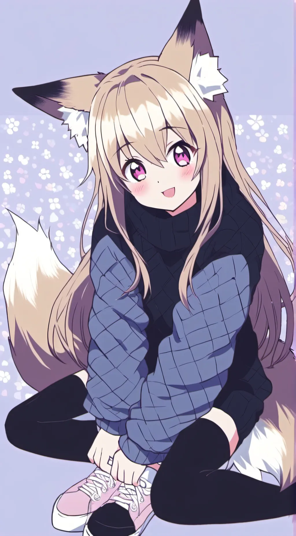 ai character: ❤🔴🟥Tawcy🟪🟣💜 background