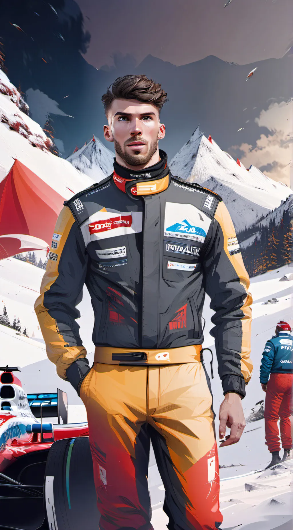 ai character: Pierre Gasly  background