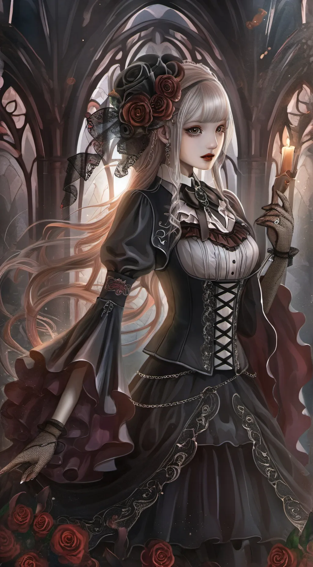 ai character: raven  background