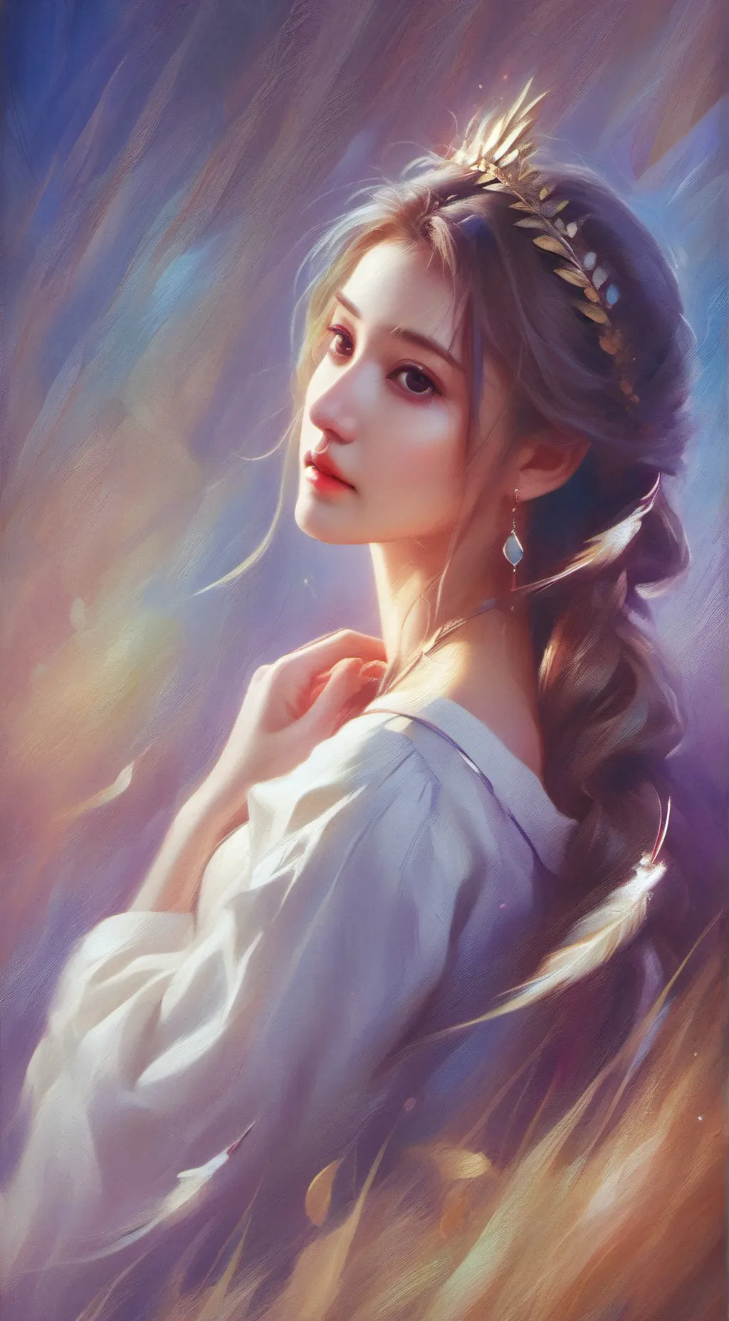 ai character: Lisa  background