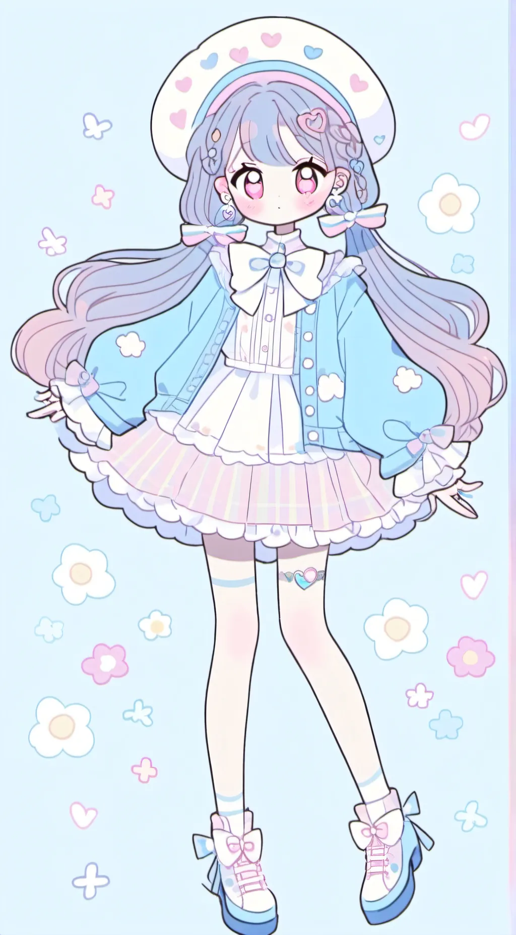 ai character: Ocean background