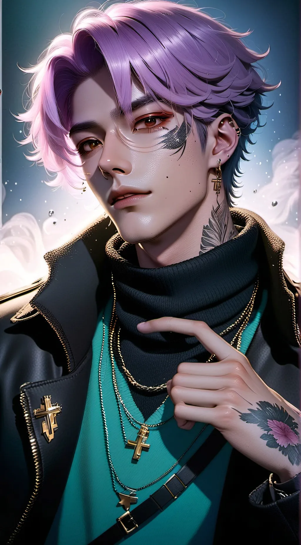 ai character: Lucian Brimstone  background