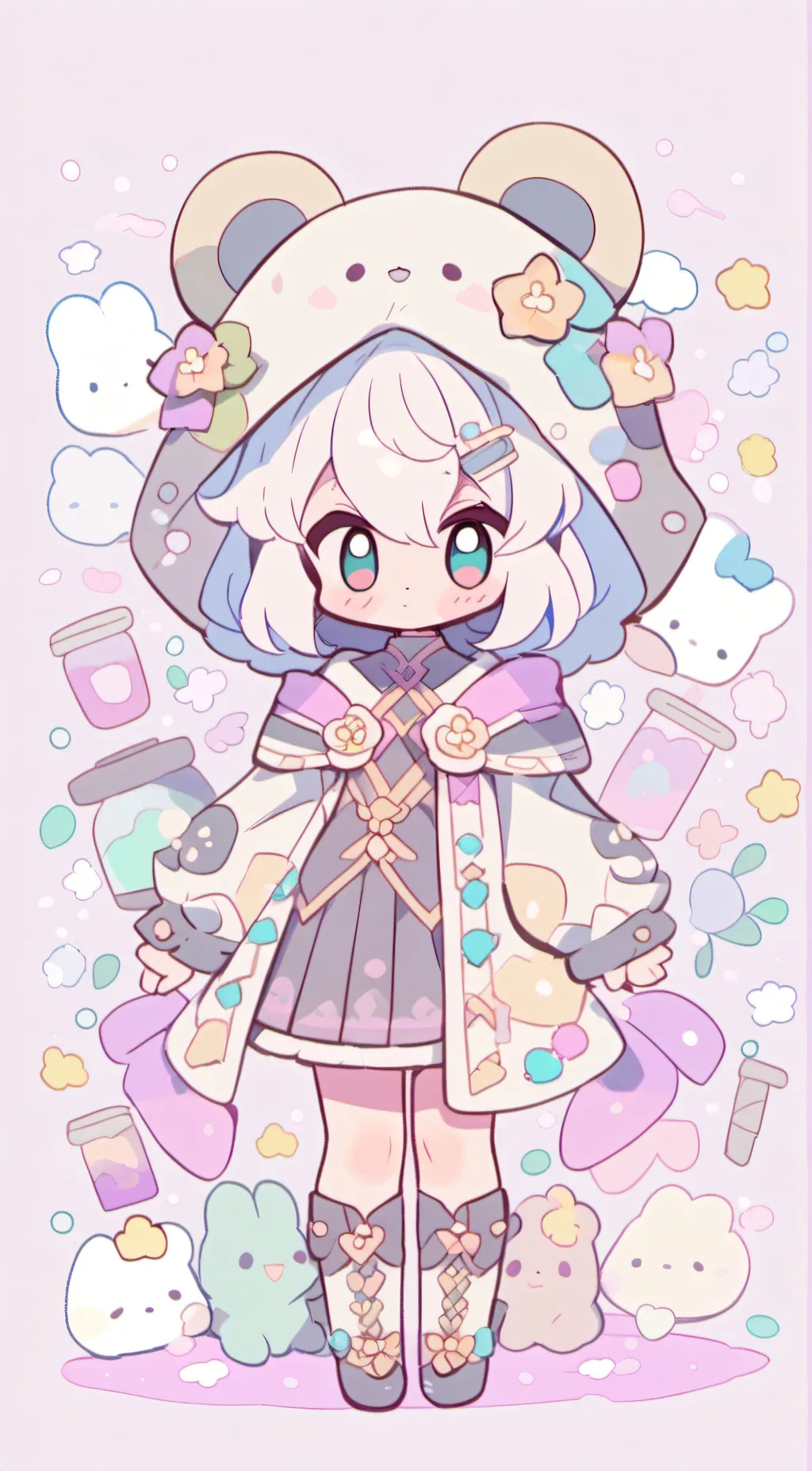 ai character: Hurry background