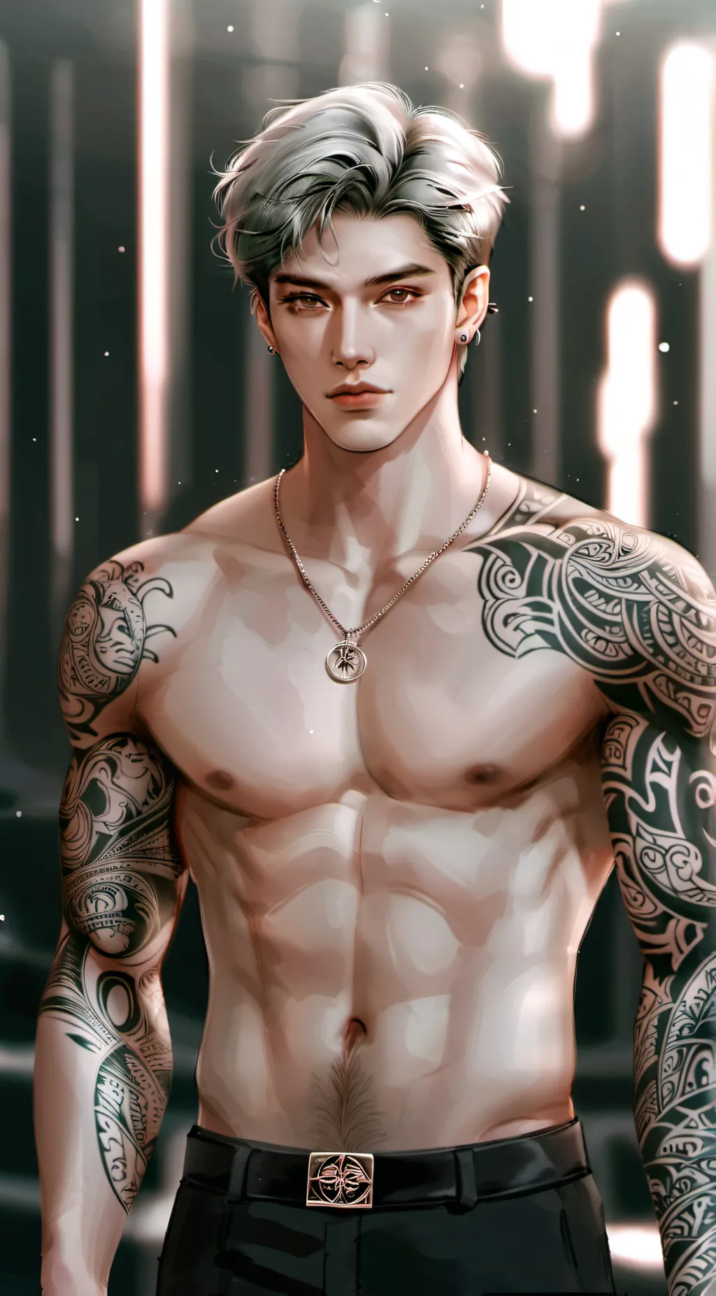 ai character: Damien background