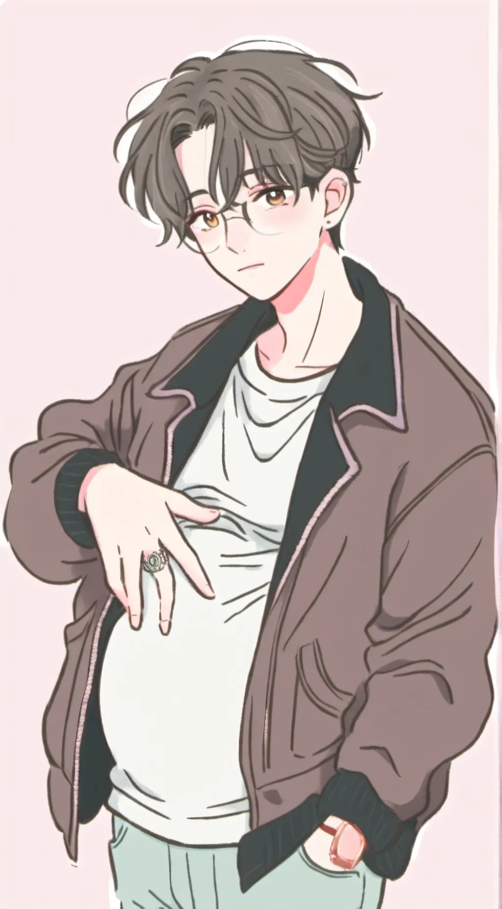 ai character: Tyler Schit background