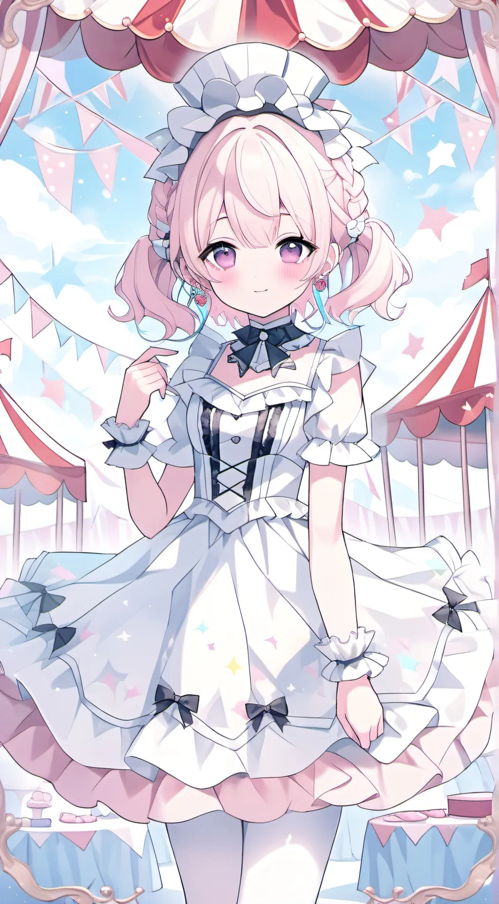 ai character: Tadc  pomni x Jax background