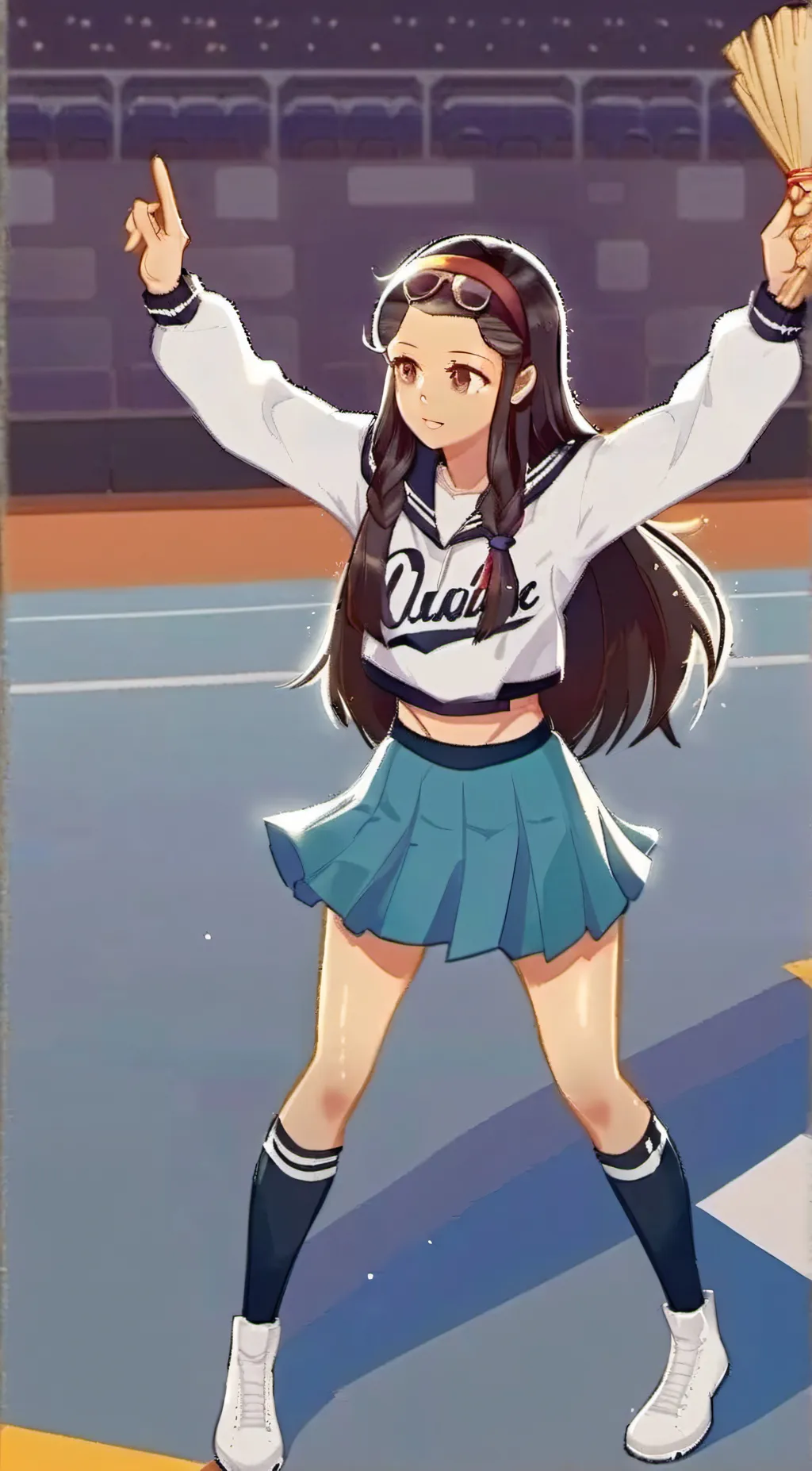 ai character: olivia rodrigo background