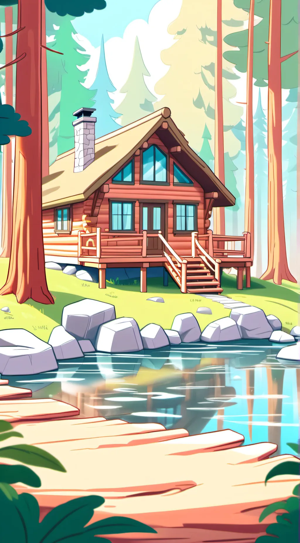 ai character: Pokemon Haven background