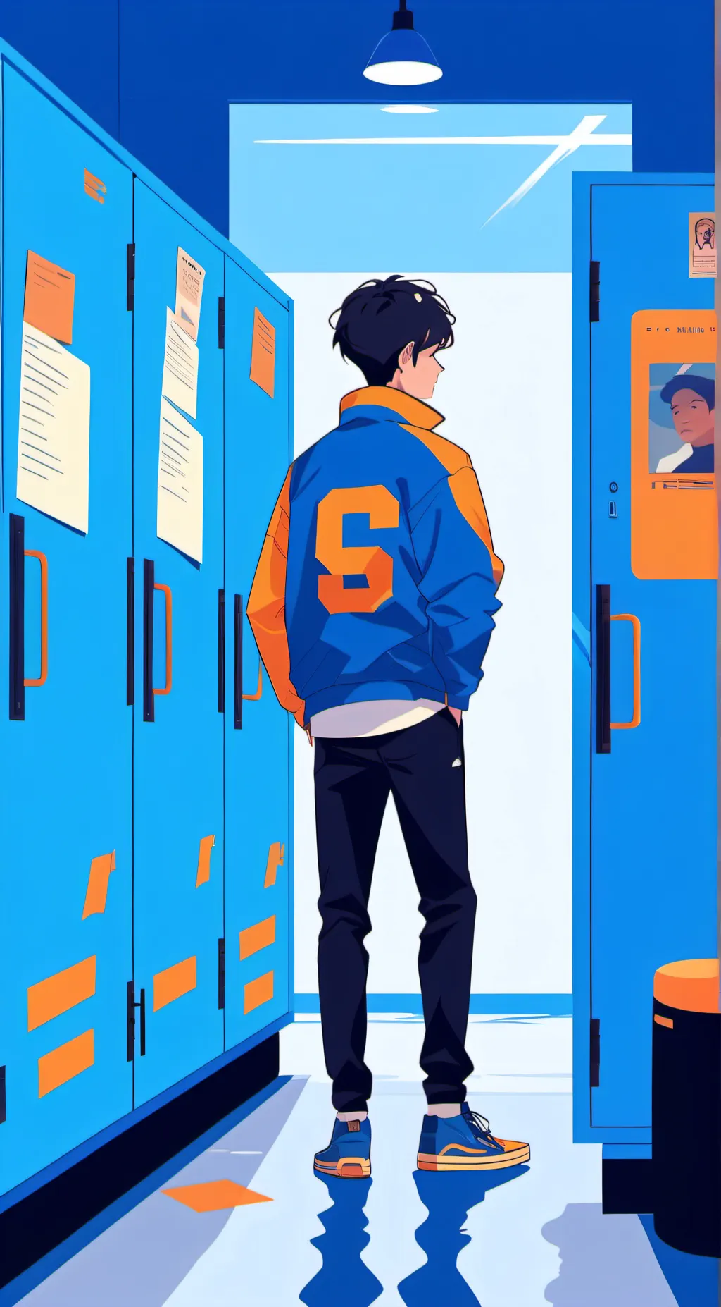 ai character: School background