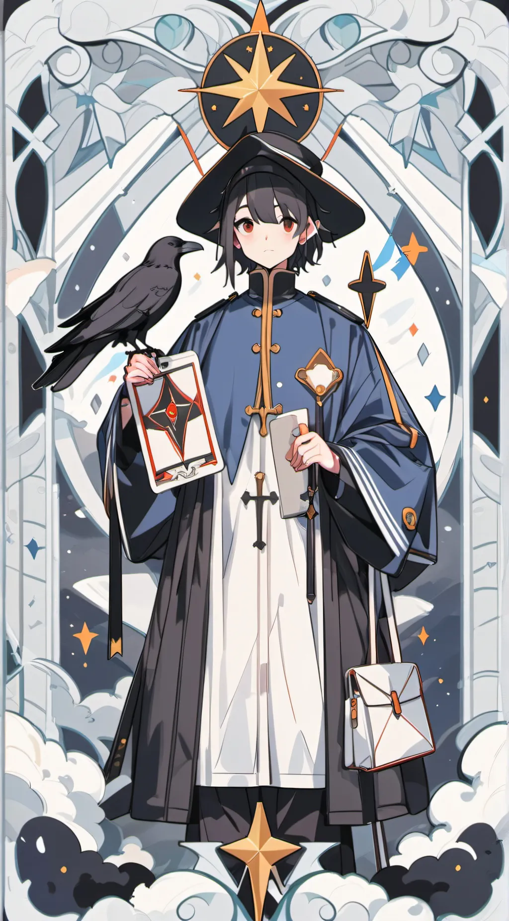 ai character: minami crow  background