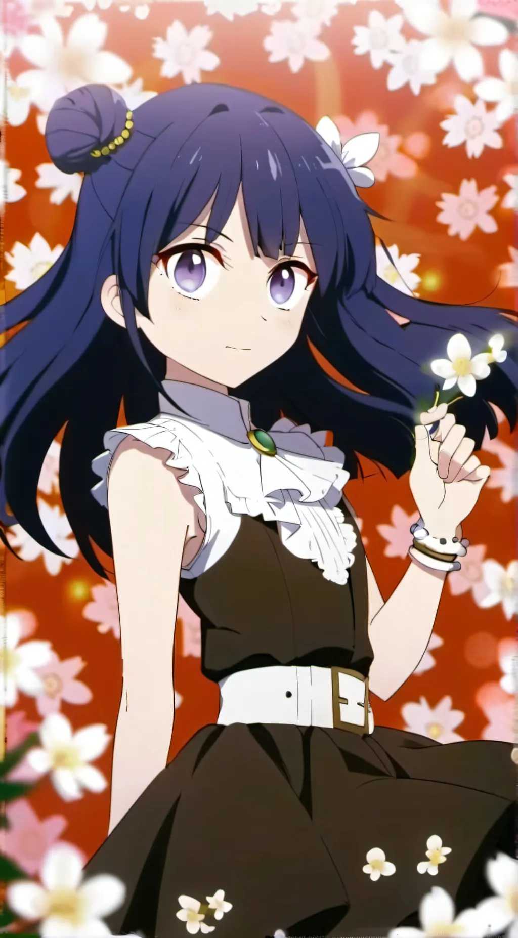 ai character: Squares background