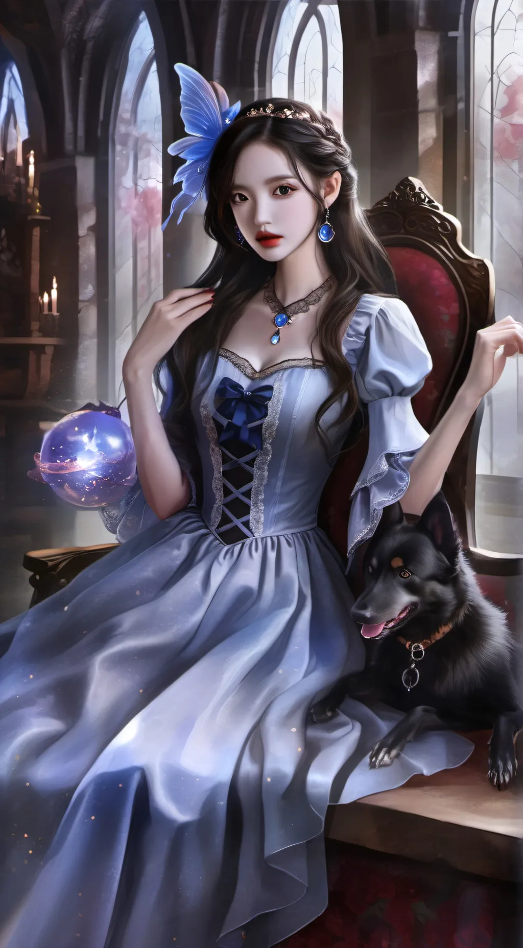 ai character: belle background