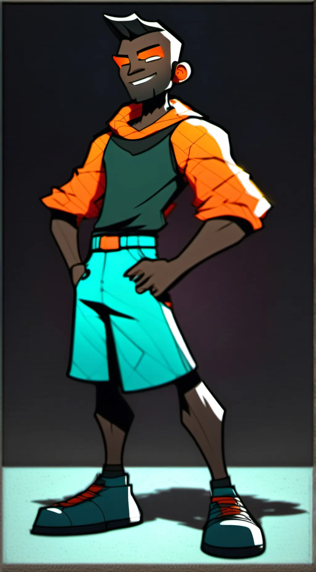 ai character: julian  background