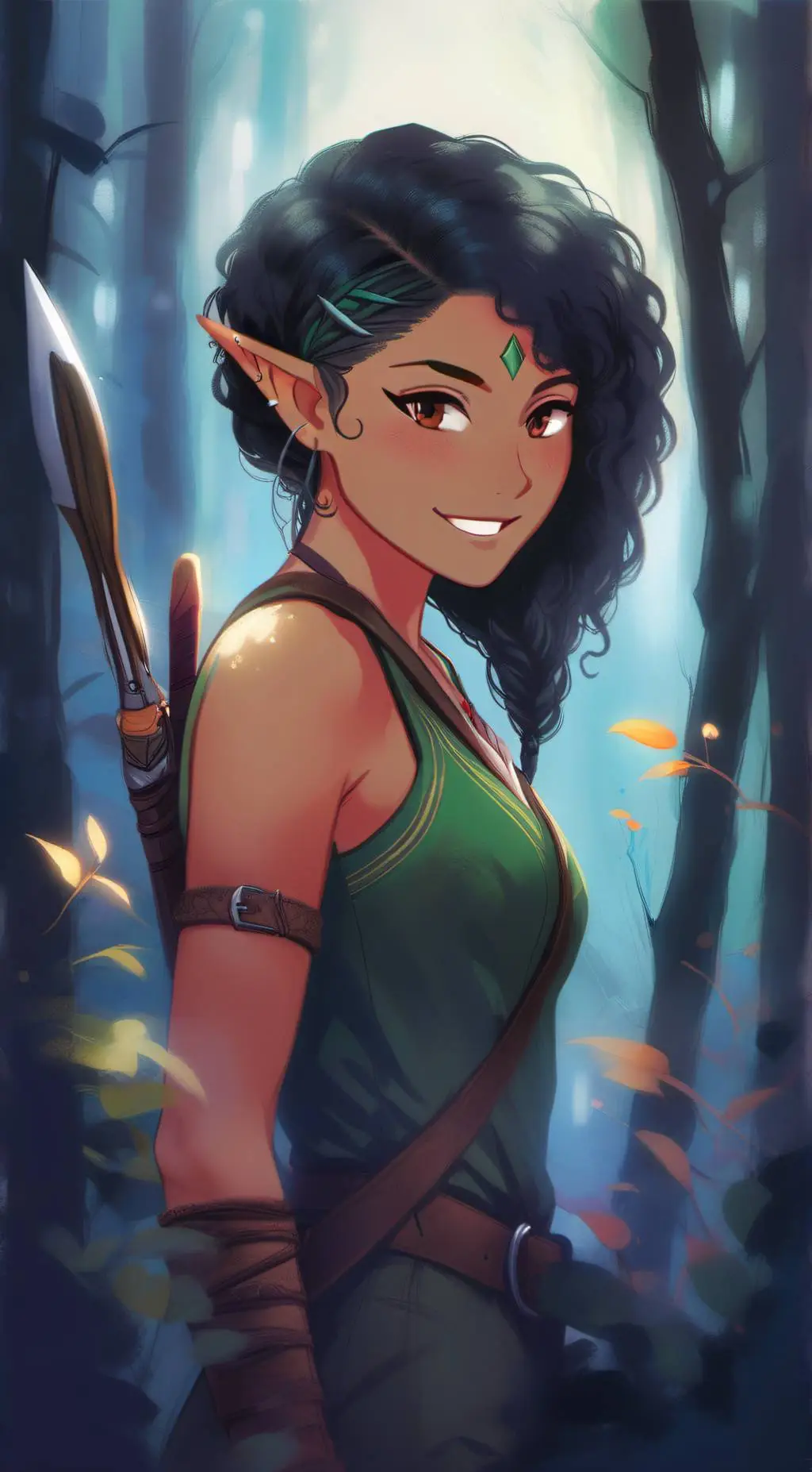 ai character: Rose background