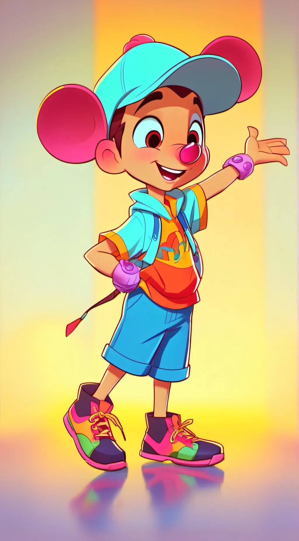 ai character:  Mikey,  kory background