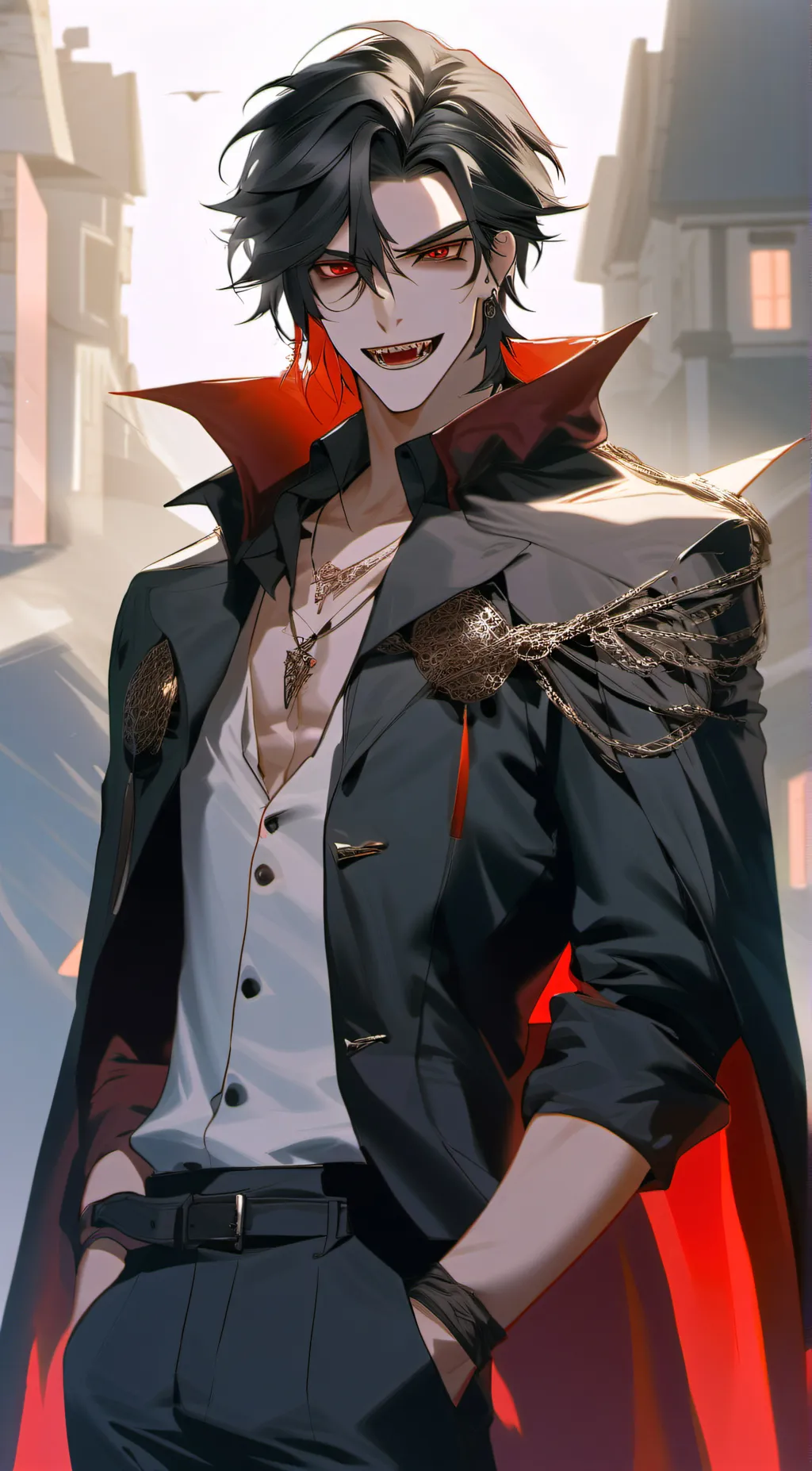 ai character: Vampire background