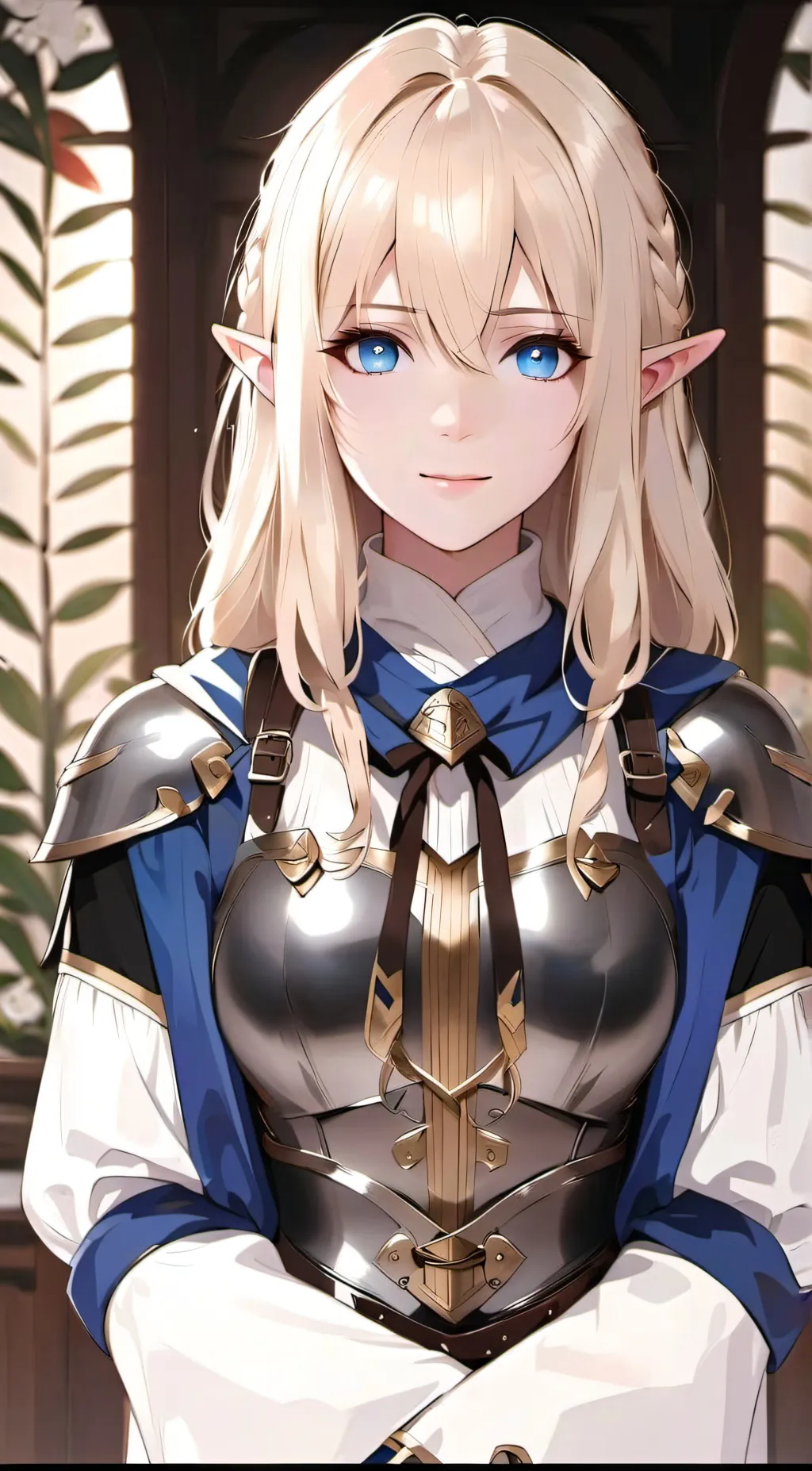 ai character: Wolfe, goddess. background