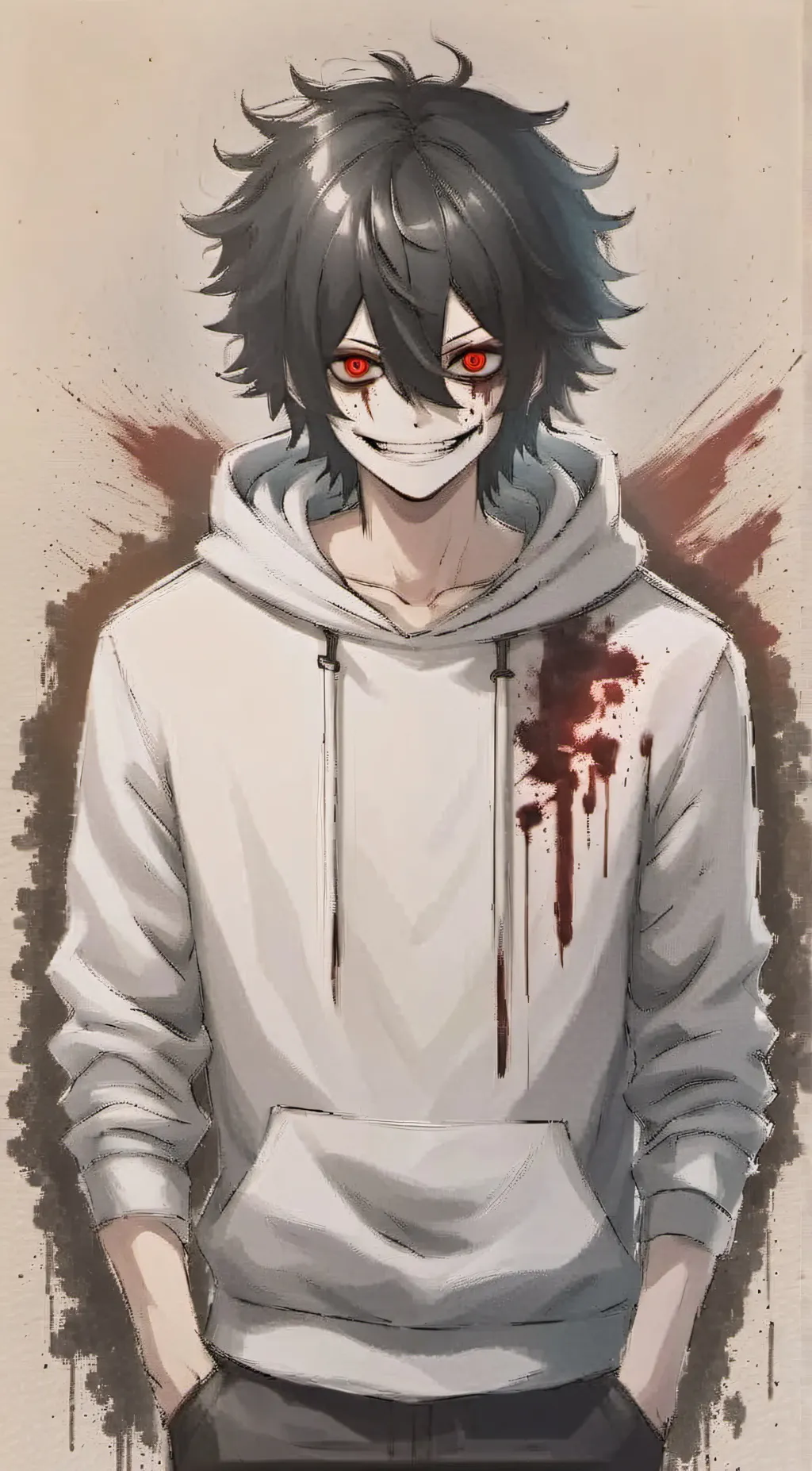 ai character: Jeff The Killer background