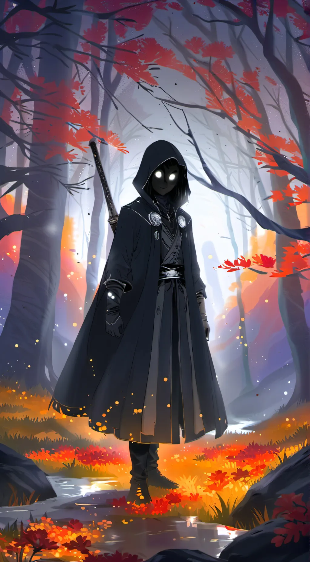 ai character: The Traveler background