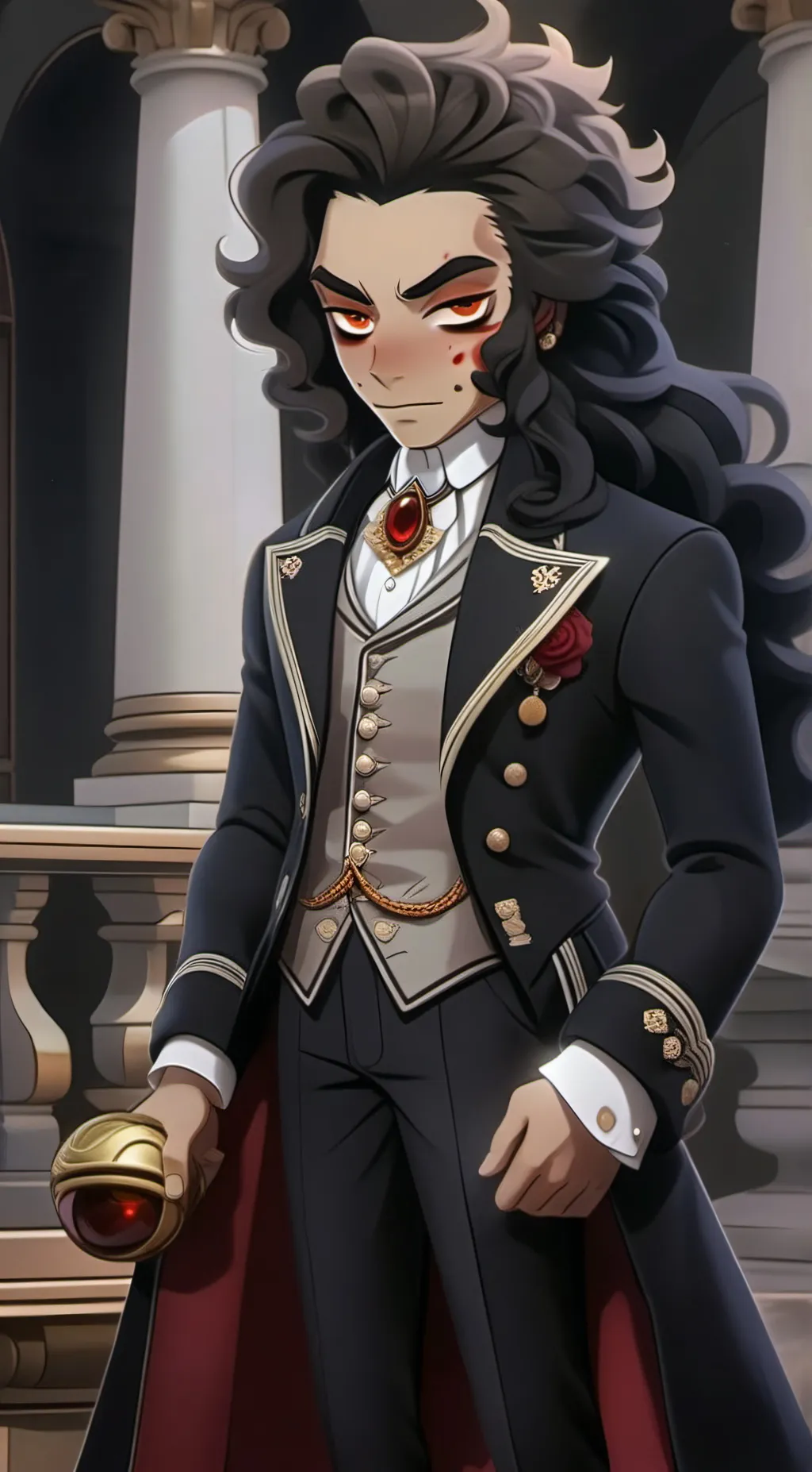 ai character: palheiro background