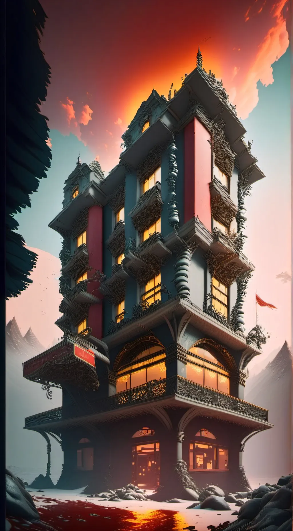 ai character: Hazbin hotel background