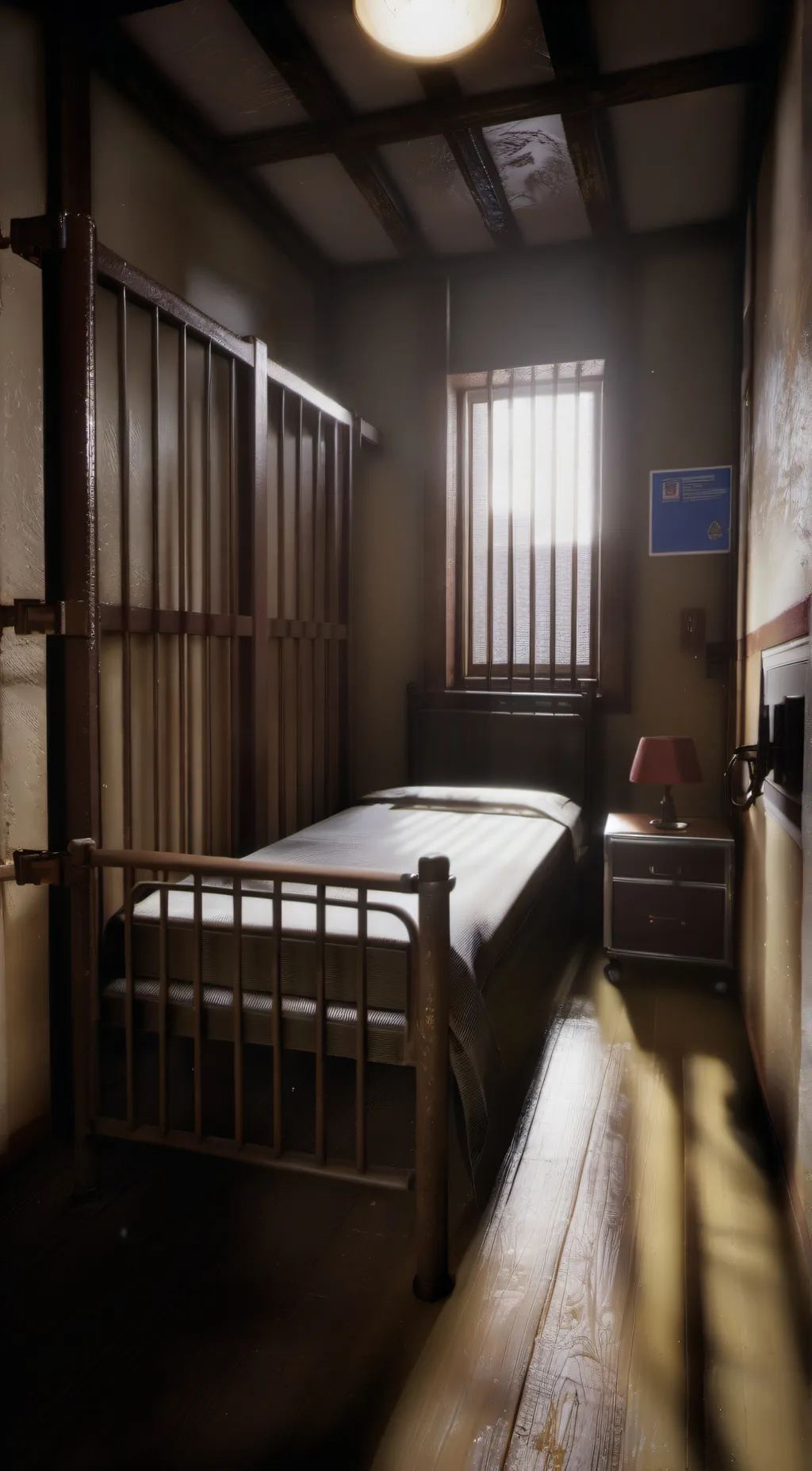 ai character: Tickle prison background