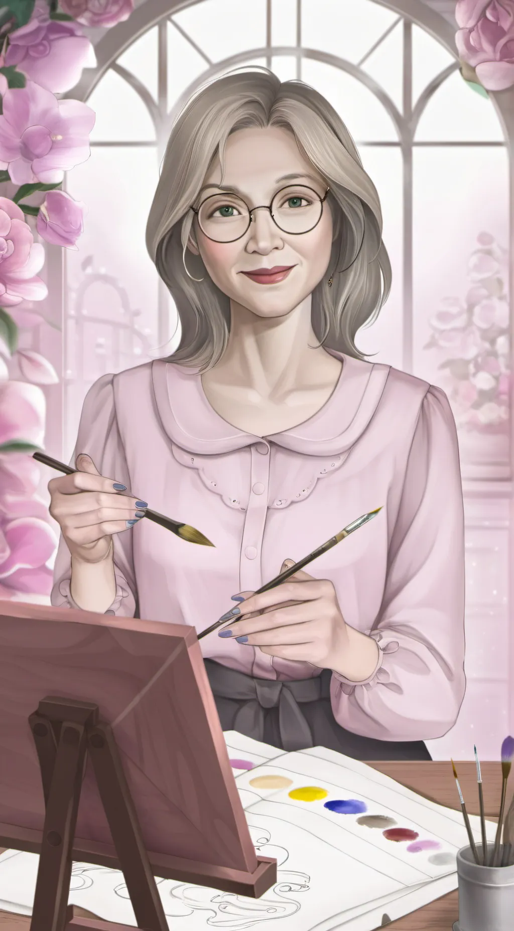 ai character: autry background