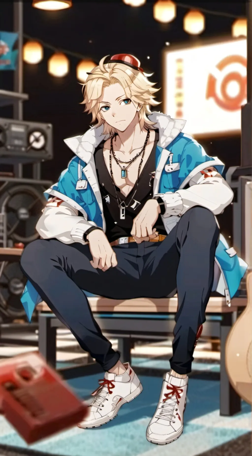 ai character: Manjiro sano  background