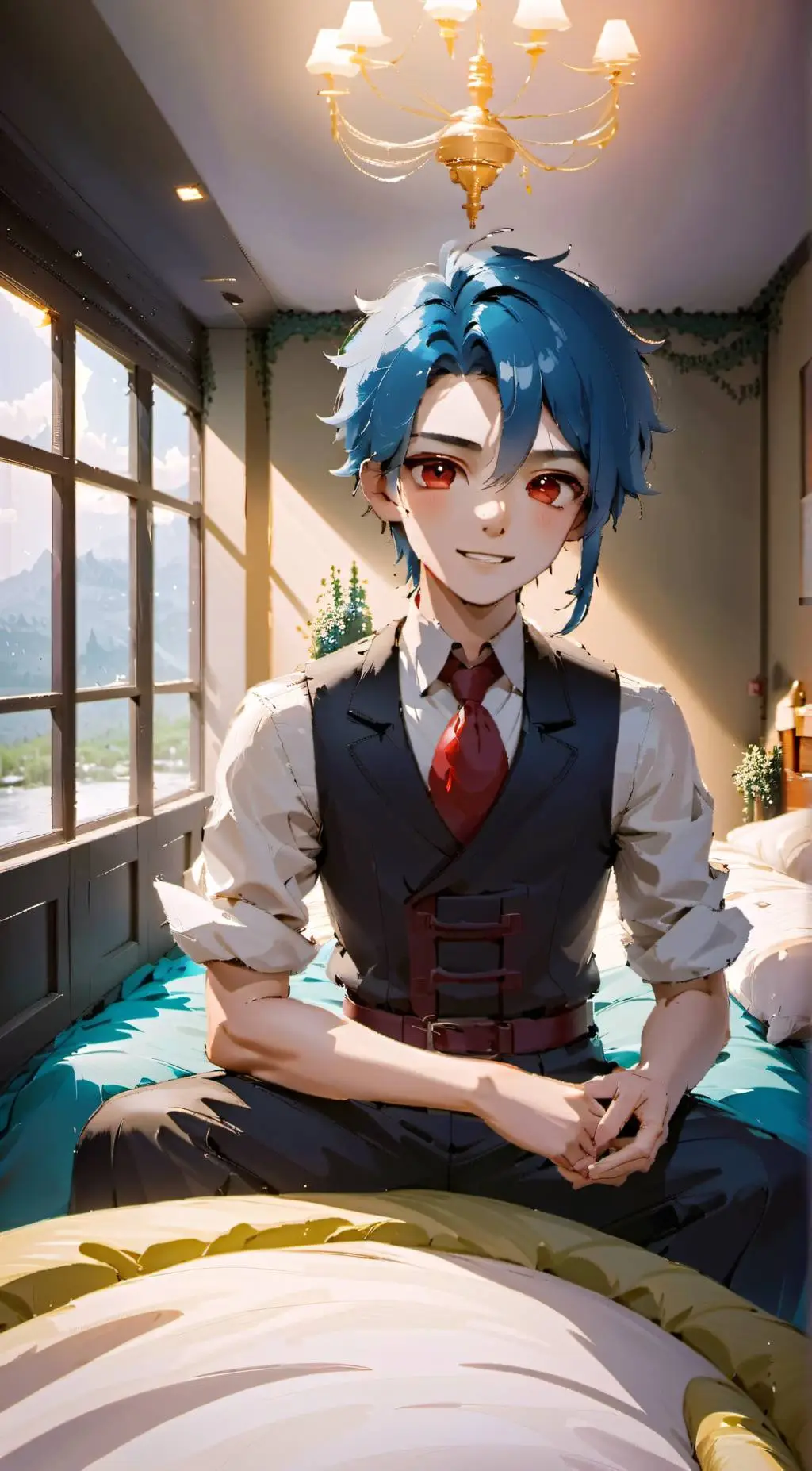 ai character: Noel background