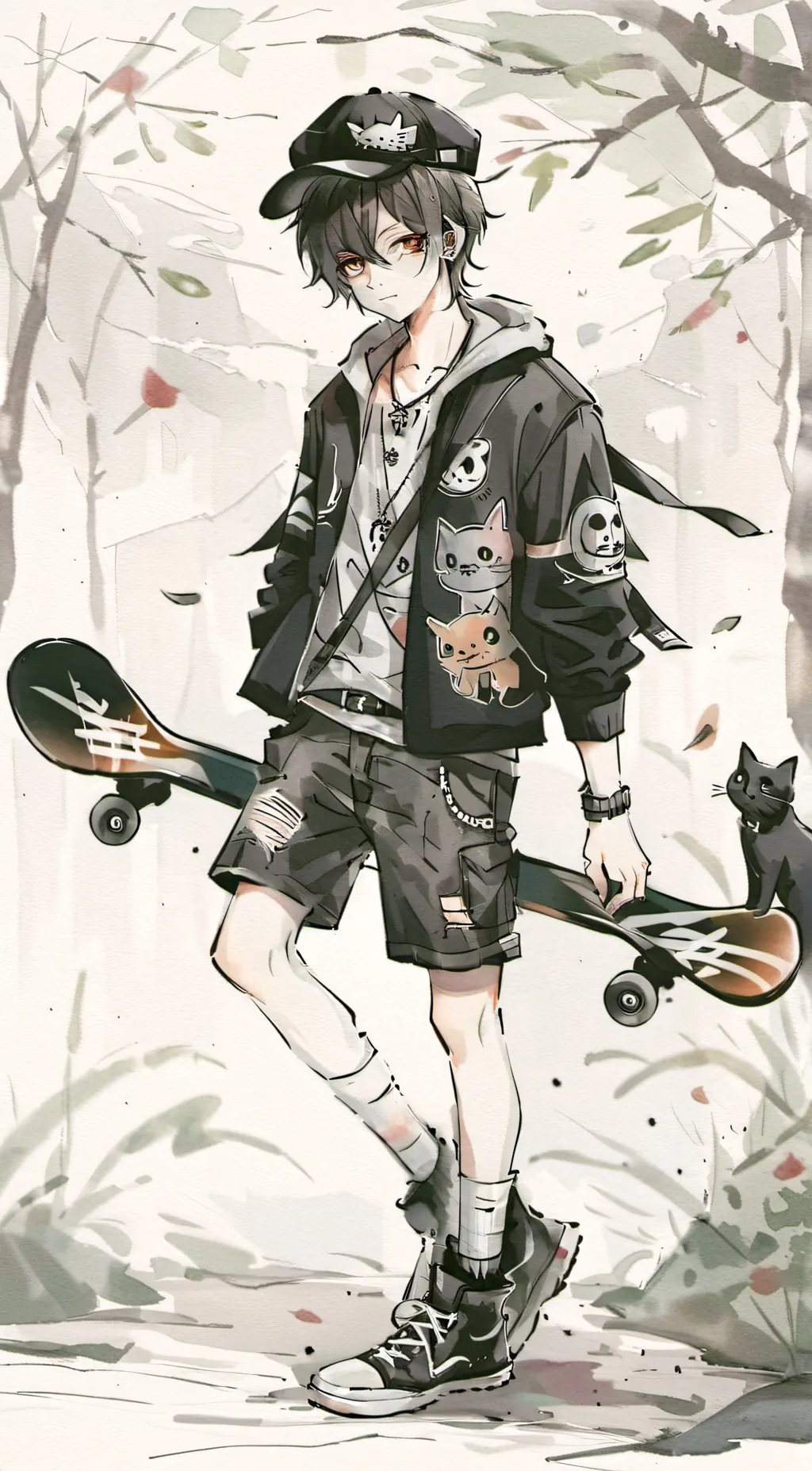 ai character: Lance  background