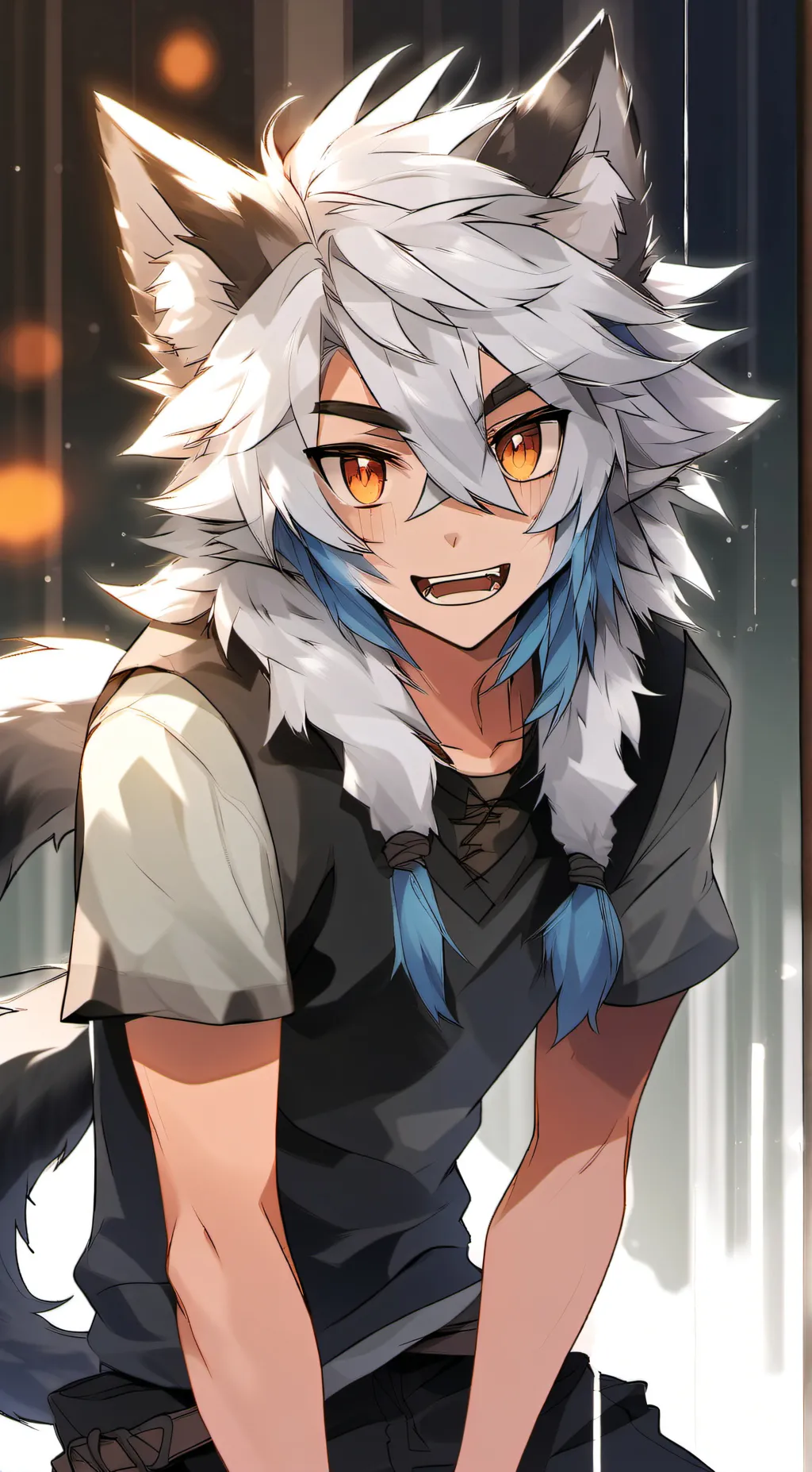 ai character: Justin background