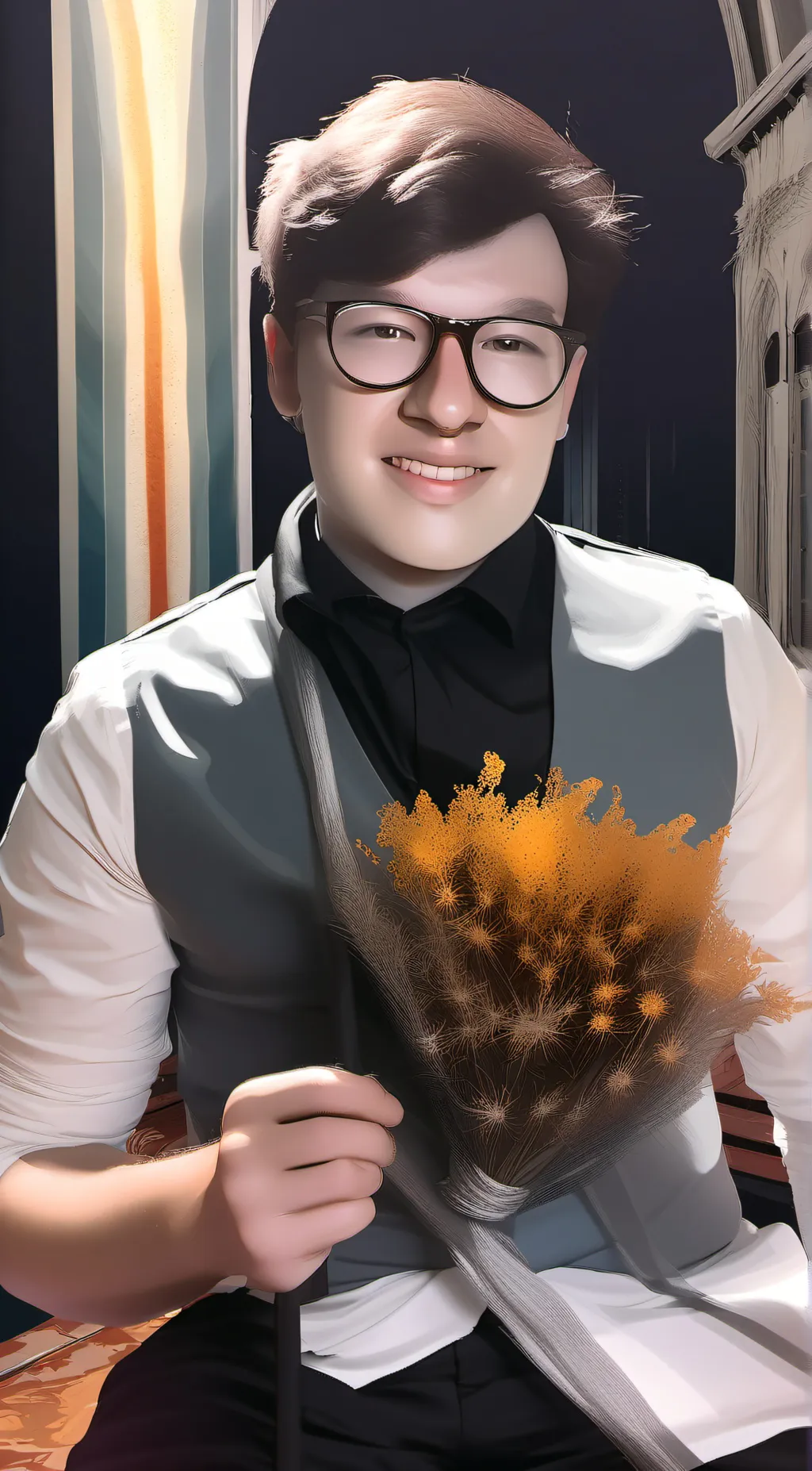 ai character: The gay man background