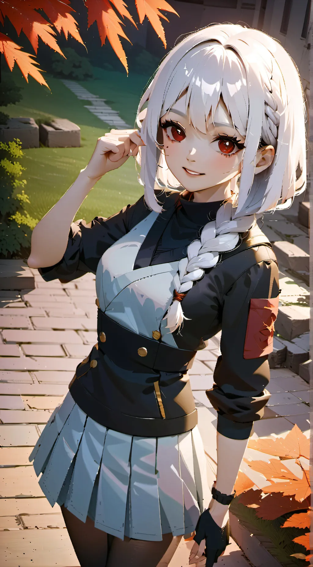 ai character: Shion Sonozaki background