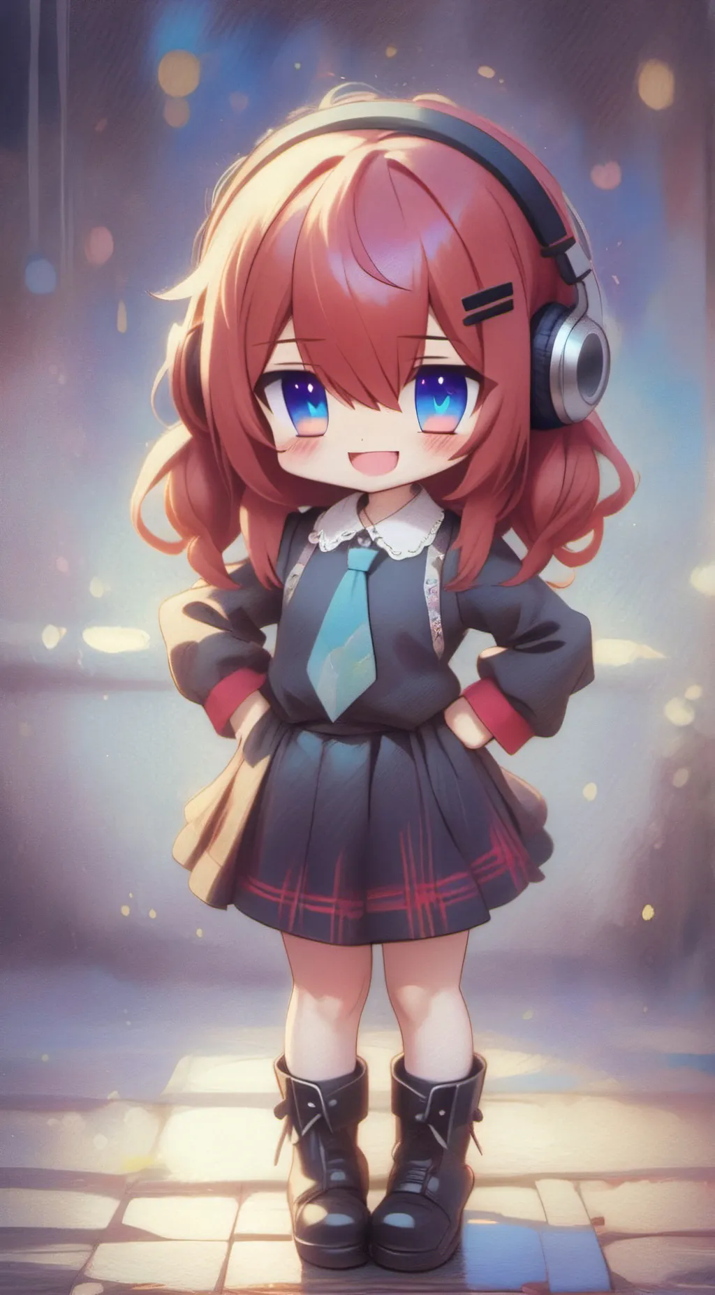 ai character: Noah but a girl  background