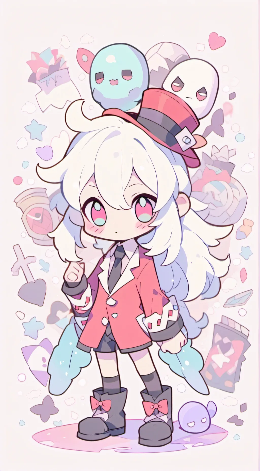 ai character: starry  background