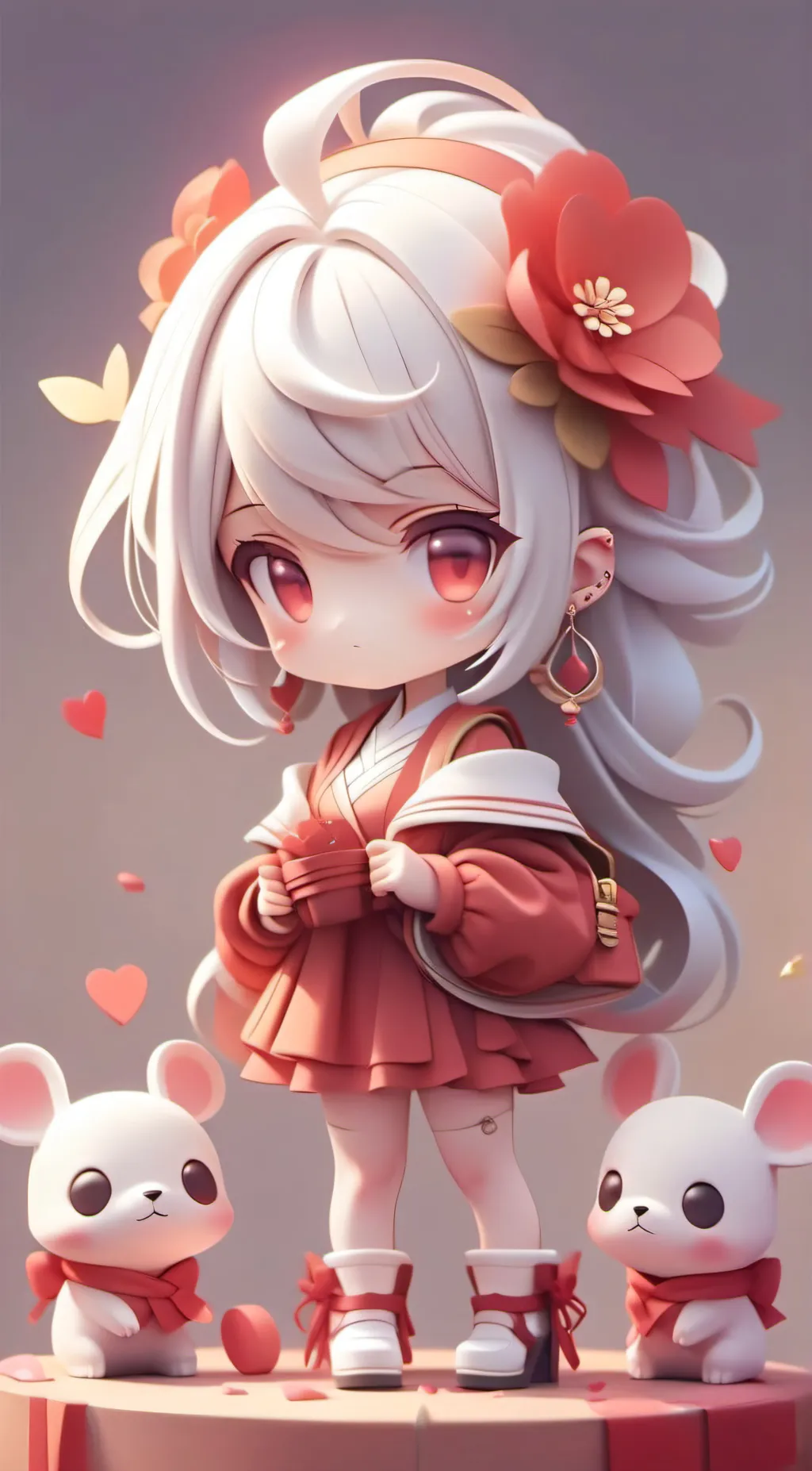 ai character: Alastor x angel background