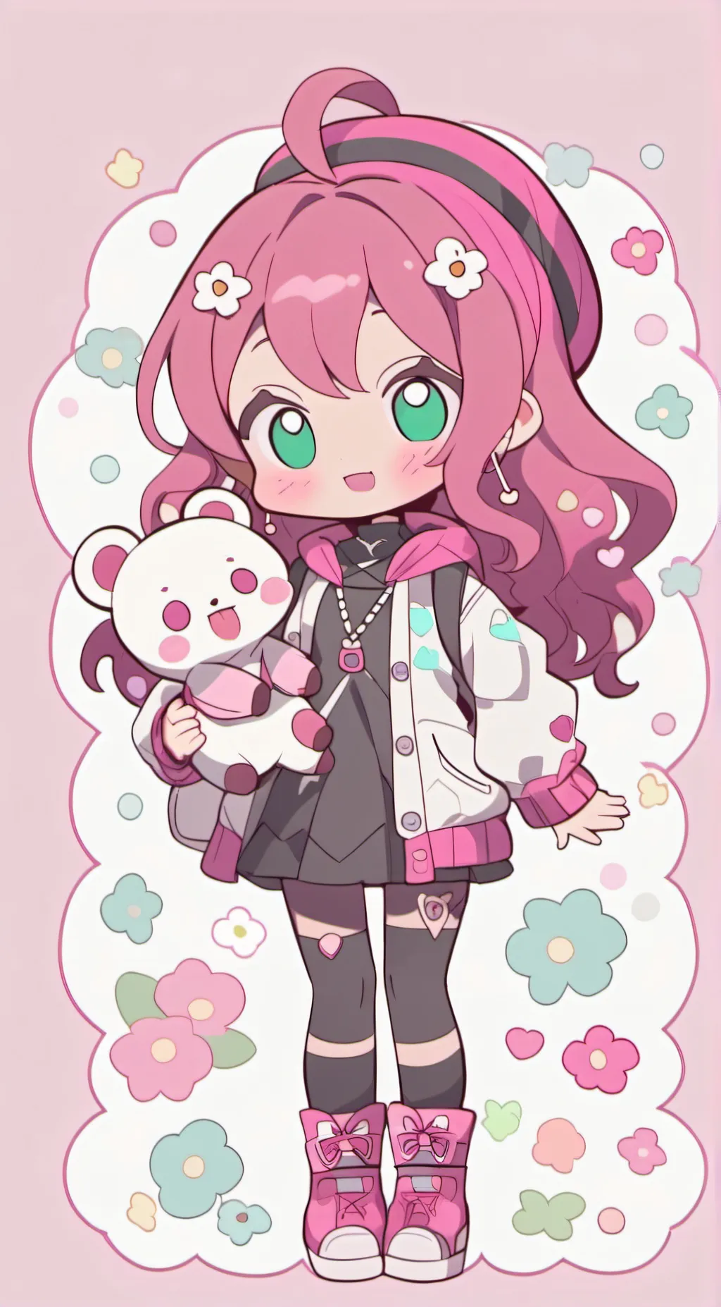 ai character: Mommy long legs  background