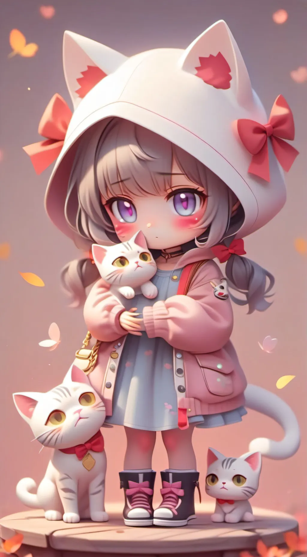 ai character: Mew Mew background