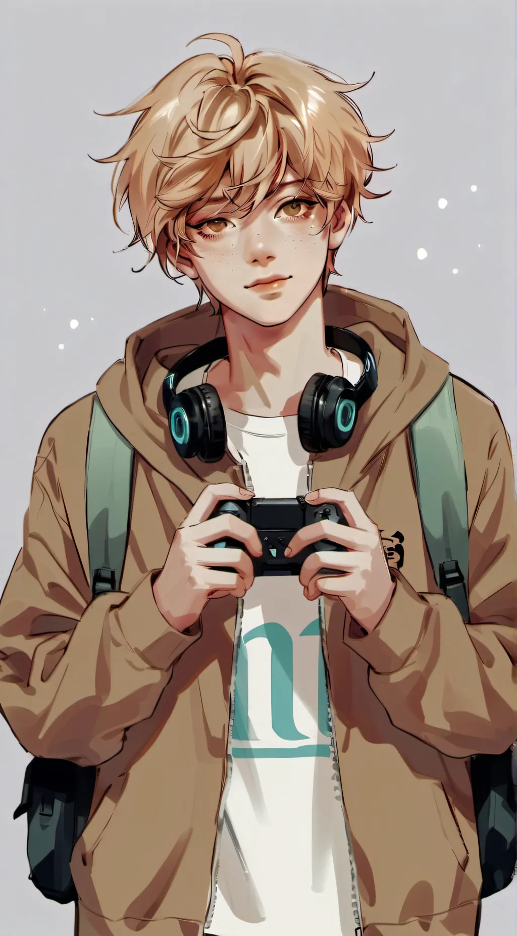 ai character: Luke ❤️ background