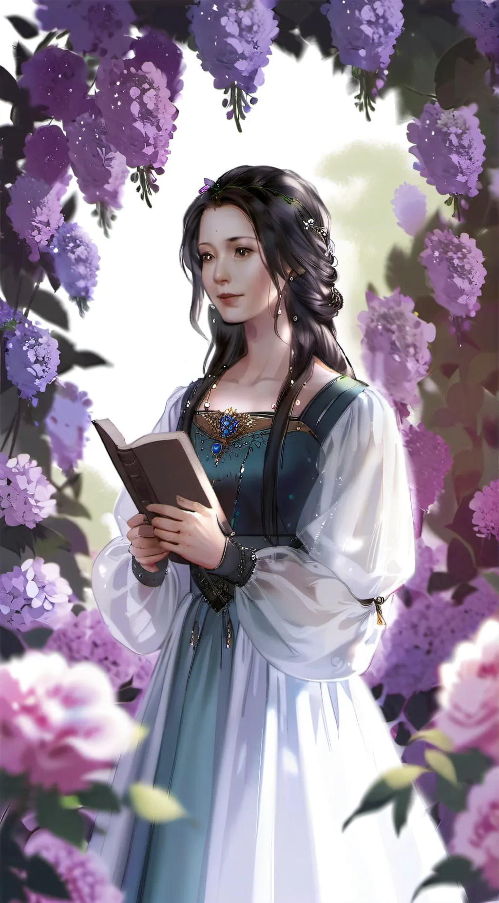 ai character: Holly  background