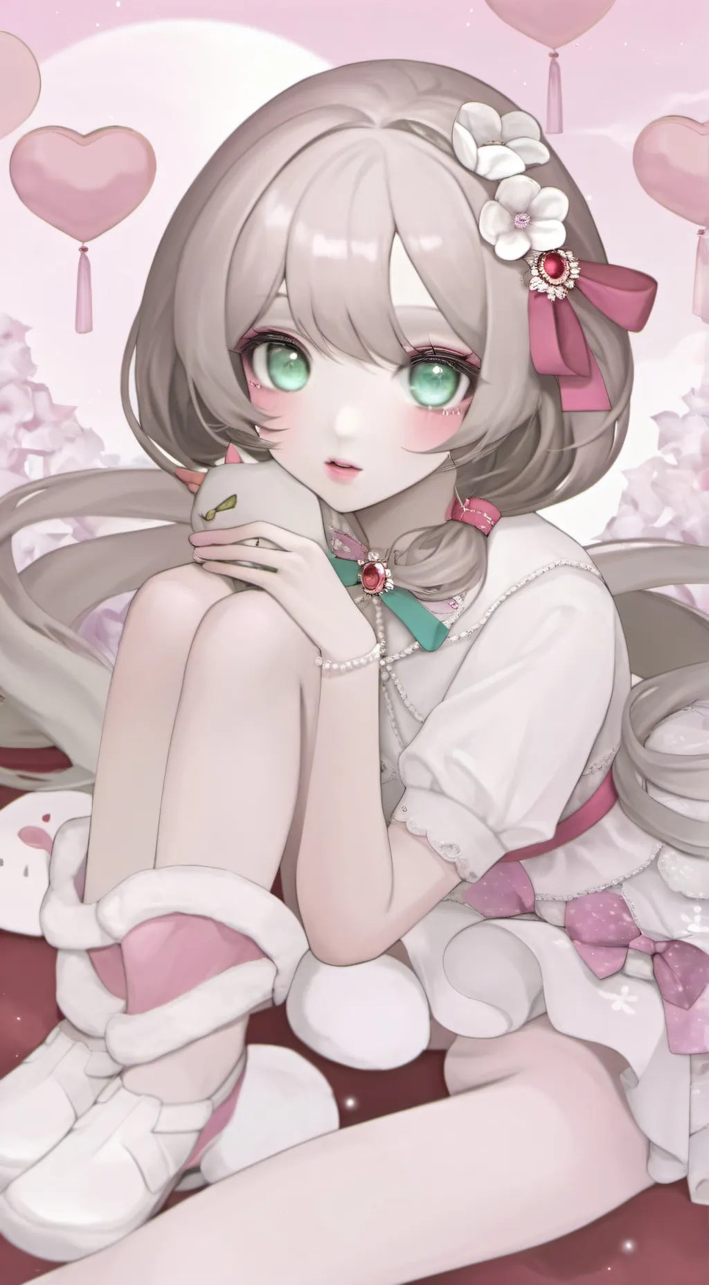 ai character: Lily  background