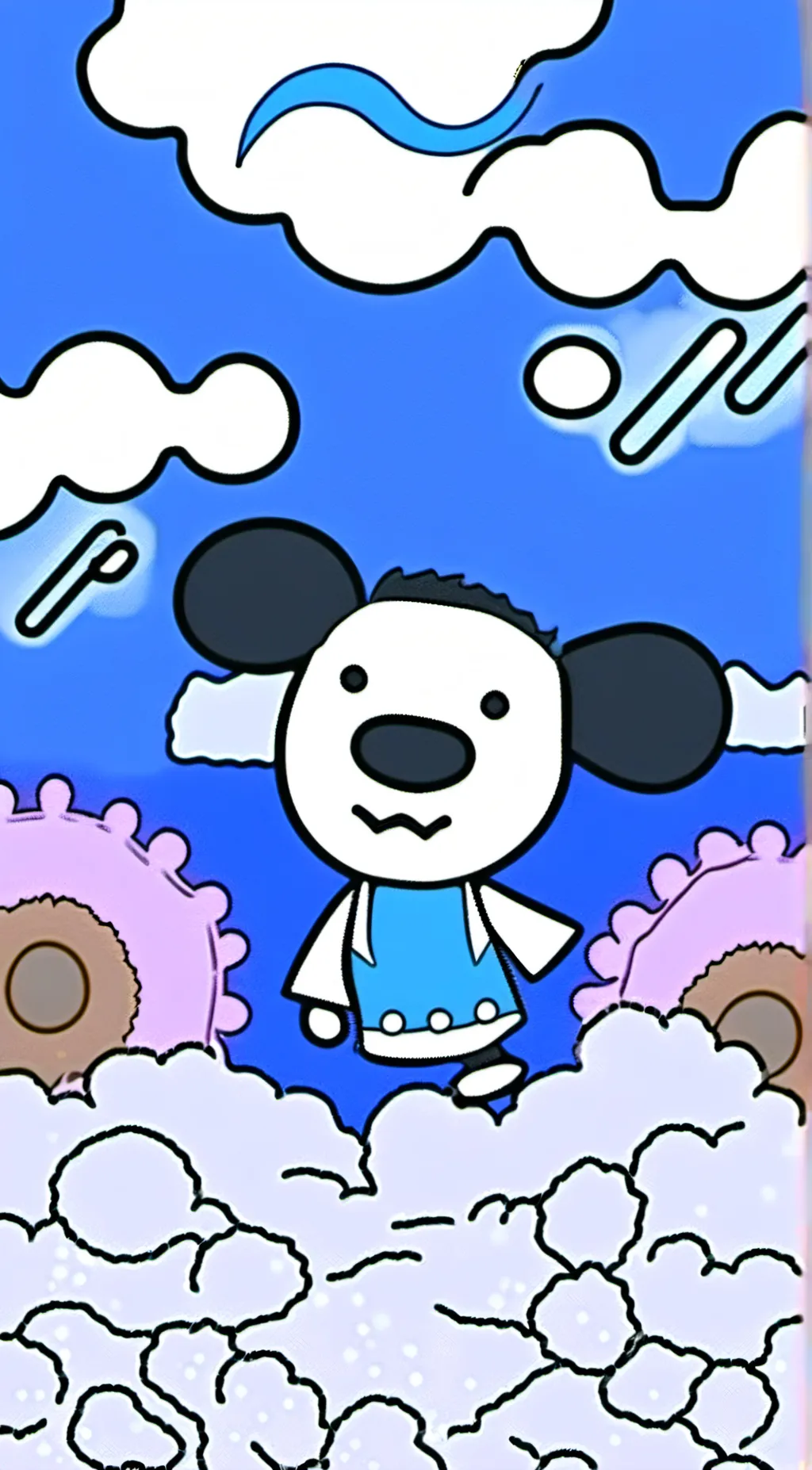 ai character: the merciful koala background