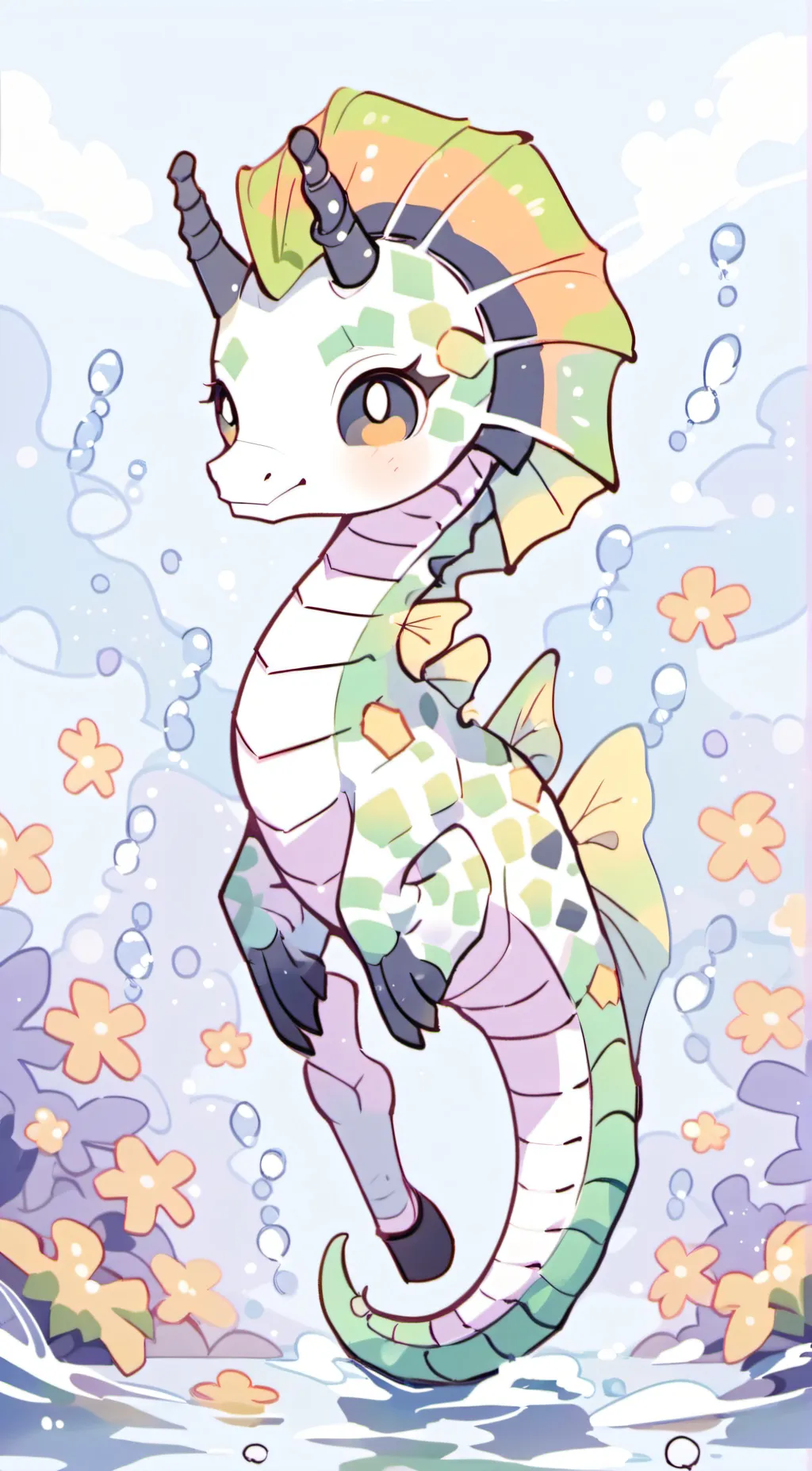 ai character: Floralia background