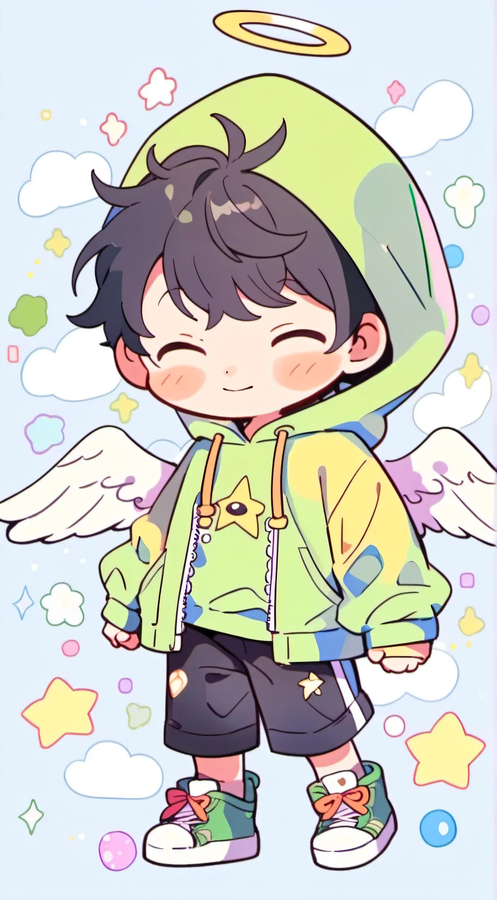 ai character: ᥱძძ background